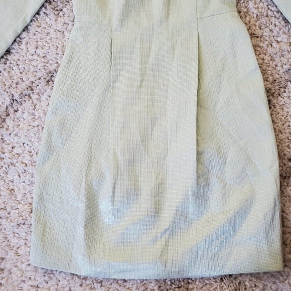 Everything Must Go! Rachel Roy Light Green Metallic Dress - Sz 2 - Picture 6 of 11